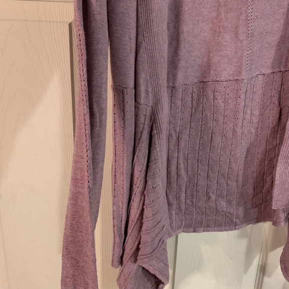 Ivanka Trump Cardigan Open Drape-Front dusty Pink - Picture 8 of 14